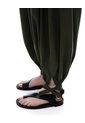 Pantalón Balloon Tiro Medio Verde Mujer Verde de Gef