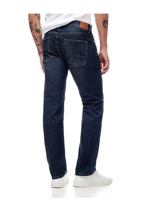 Jean Straight índigo Oscuro Hombre Azul