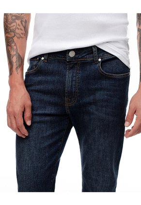 Jean Straight índigo Oscuro Hombre Azul