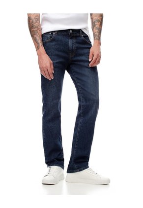 Jean Straight índigo Oscuro Hombre Azul