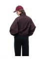 Chaqueta Regular Sin Capucha Morado Estampado Mujer Purpura de Gef