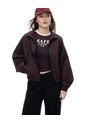 Chaqueta Regular Sin Capucha Morado Estampado Mujer Purpura de Gef