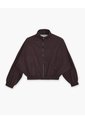 Chaqueta Regular Sin Capucha Morado Estampado Mujer Purpura de Gef