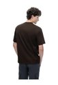 Camiseta Manga Corta Oversize Algodón Café Hombre Cafe de Gef