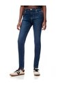 Jean Súper Skinny Tiro Medio índigo Oscuro Mujer Azul de Gef