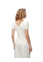 Camiseta Regular Uso 2 En 1 Blanca Mujer Blanco de Gef
