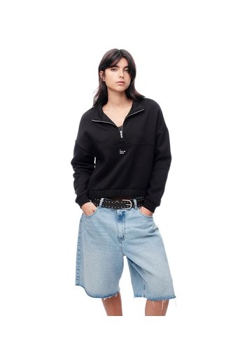 Buzo Regular Negro Mujer Negro Gef