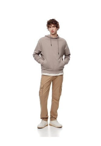 Pantalón Cargo Slim Algodón Café Hombre Cafe Gef