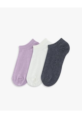 Medias Mujer Tobillera Corta Pack X3 Surtido Gef