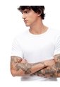 Camiseta Slim Algodón X2unds Blanca Hombre Blanco de Gef