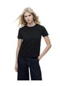 Camiseta Manga Corta Regular Negra Mujer Negro de Gef