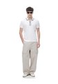Polo Half Zip Regular Blanca Hombre Blanco de Gef