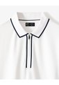 Polo Half Zip Regular Blanca Hombre Blanco de Gef