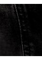Crop Top Slim Denim Negro Mujer Azul de Gef