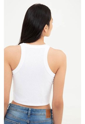 Crop Top Blanco Gef Ariel