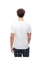 Camiseta Slim Algodón Jersey X3unds Blanca Hombre Blanco de Gef
