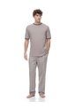 Camiseta Relax Algodón Taupe Hombre Marron Claro de Gef