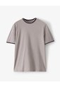 Camiseta Relax Algodón Taupe Hombre Marron Claro de Gef