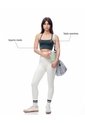 Top Deportivo Soporte Medio Seamless Verde Mujer Verde de Gef