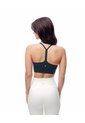 Top Deportivo Soporte Medio Seamless Verde Mujer Verde de Gef
