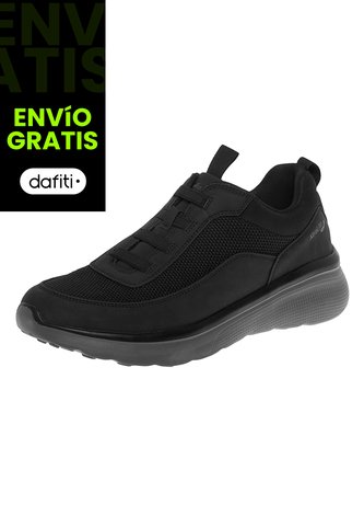 Zapatos Casuales Ares Para Hombre Negro Comfort Plus 200641 Generic
