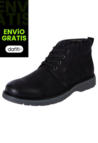 Botines Para Hombre Negro Comfort Plus 200792 Generic
