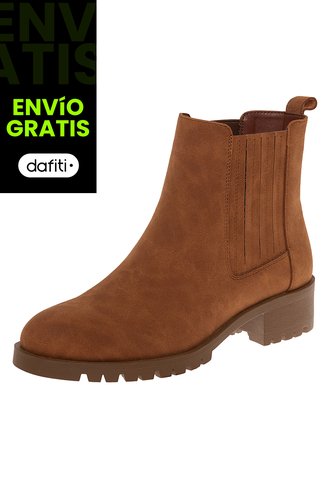 Botines Chelsea Para Mujer Cogñac Comfort Plus 210213 Generic