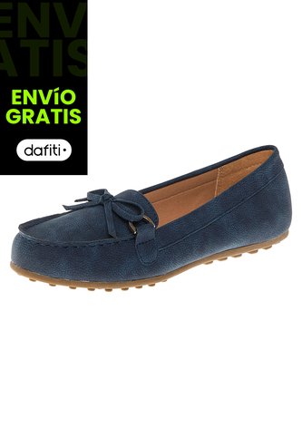 Zapatos Casuales Tipo Mocasín Deja Para Mujer Azul Comfort Plus 210633 Generic