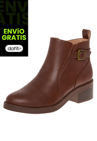 Botines Pepe Para Mujer Café Comfort Plus 210401 Generic