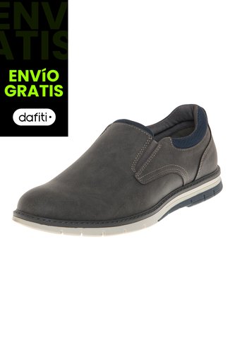 Zapatos Casuales Fortis Ii Para Hombre Gris Oscuro Comfort Plus 201682 Generic