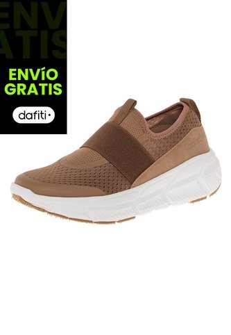 Zapatos Casuales Tipo Sneakers Para Mujer Bronceado Comfort Plus 210727 Generic