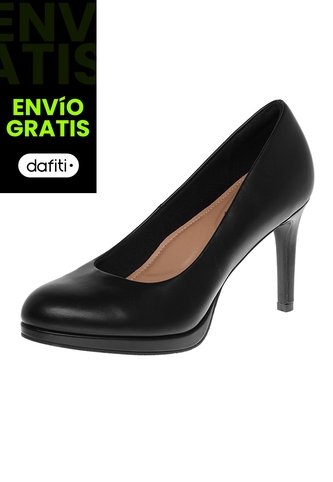 Zapatos De Vestir Donatella Para Mujer Negro Comfort Plus 201587 Generic