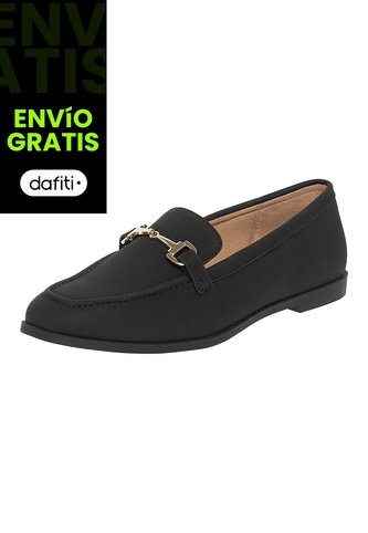 Zapatos Casuales Tipo Mocasín Elena Para Mujer Negro Comfort Plus 201652 Generic