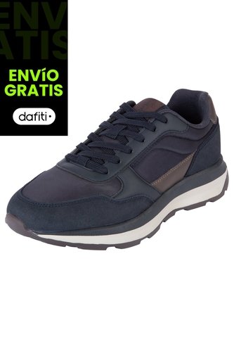 Zapatos Casuales Harverster Para Hombre Azul Comfort Plus 201057 Generic