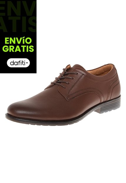 Zapatos De Vestir Para Hombre Café Medio Comfort Plus 210170