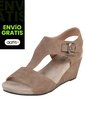 Sandalias Vanna Con Taco Tipo Cuña Para Mujer Beige Comfort Plus 199830 de Generic