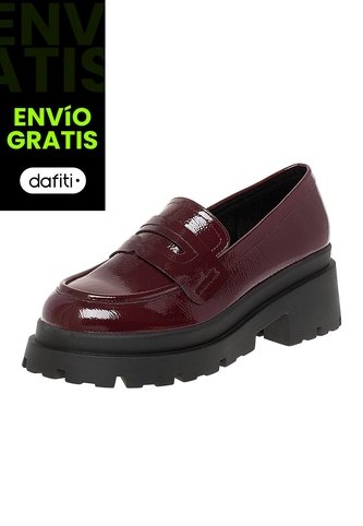 Zapatos Casuales Tipo Mocasín Rudy Para Mujer Rojo Comfort Plus 210358 Generic