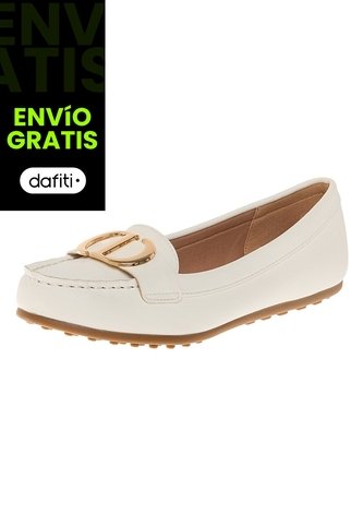 Zapatos Casuales Febee Tipo Mocasín Para Mujer Beige Comfort Plus 210534 Generic