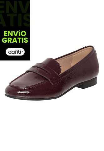 Zapatos Tipo Mocasín Dana Para Mujer Rojo Comfort Plus 210362 Generic