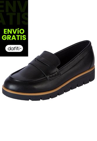 Zapatos Casuales Killey Tipo Mocasín Para Mujer Negro Comfort Plus 200830 Payless Generic