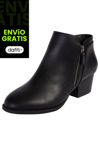 Botines Con Taco Ashlee Para Mujer Negro Comfort Plus 200357 Payless Generic