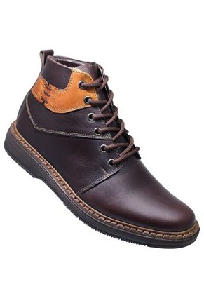 Botín Cuero De Amarrar Para Hombre