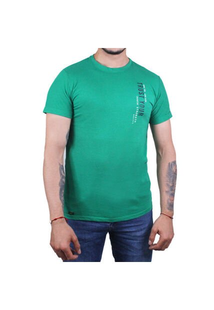 Camiseta Trust Para Hombre Lec Lee - Verde