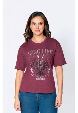 Camiseta Manga Corta Para Mujer Lec Lee Generic