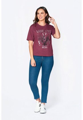 Camiseta Manga Corta Para Mujer Lec Lee