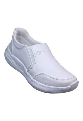 Zapato Mocasín Clínico Blanco Ergonómico