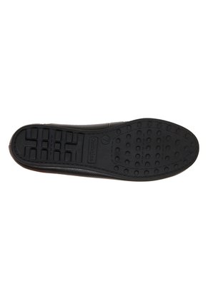 Zapatos Casuales Footsie Tipo Mocasín Para Mujer Negro Comfort Plus 211018