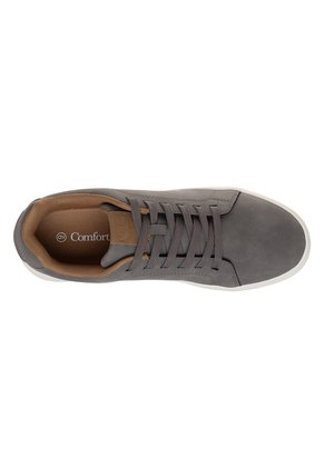 Zapatos Casuales Tipo Oxford Para Hombre Gris Claro Comfort Plus 211021