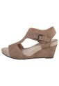 Sandalias Vanna Con Taco Tipo Cuña Para Mujer Beige Comfort Plus 199830 de Generic