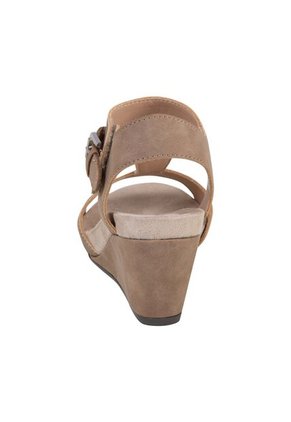 Sandalias Vanna Con Taco Tipo Cuña Para Mujer Beige Comfort Plus 199830